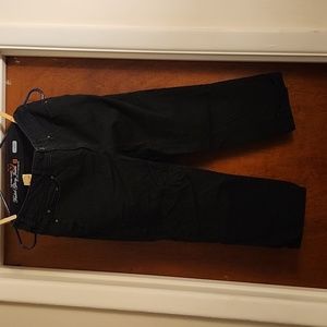 Faded Glory womens size 8 black capris